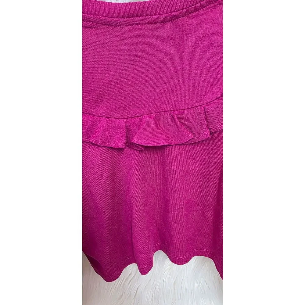 Ralph Lauren Childrenswear Girls 2-6x Ruffled Cotton Modal Top 6X